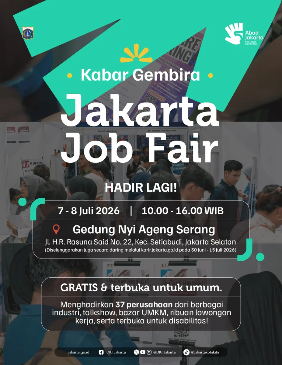 Job Fair Kabupaten Bandung 2026 (Suku Dinas TKTE Wilayah Kabupaten Bandung Barat) : 7-8 Juli 2026